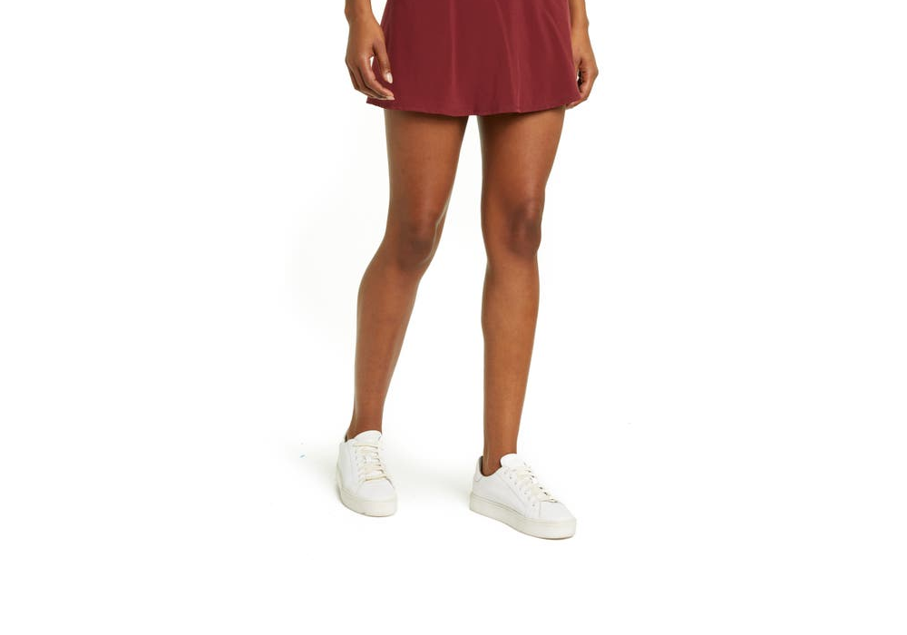 Saia-calça Zella Spice Suns Out Burgundy Feminina Tamanho Médio