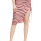 XX-Small Pink Peony Wave Geo Side Saia franzida por Open Edit Nordstrom