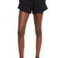 Shorts femininos com amarração na cintura e bolsos abertos