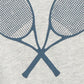 Camiseta infantil gráfica Nordstrom em cinza, tamanho 3, Tennis Club