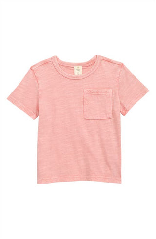 Camiseta Tucker + Tate com bolso e estampa de flamingo rosa, tamanho 6M