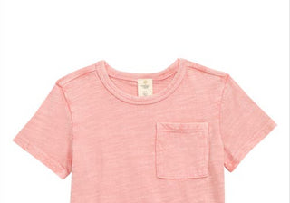 Camiseta Tucker + Tate com bolso e estampa de flamingo rosa, tamanho 6M
