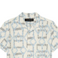 Camisa infantil Treasure &amp; Bond com botões tamanho XL Camp em Ikat Dove Marfim - Nordstrom