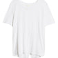Camiseta Caslon Notch Back em mistura de algodão - Blue Ensign - Tamanho XS