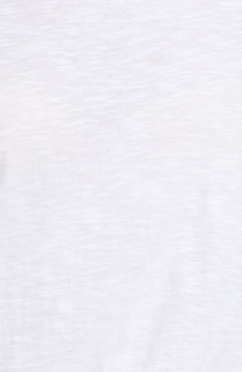 Camiseta Caslon(R) de algodão com decote redondo e listras brancas e azul-marinho, tamanho XS, da Nordstrom