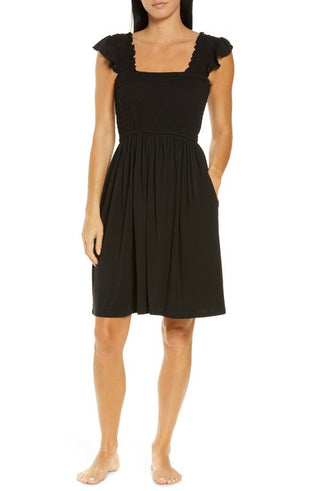 Camisola feminina preta Moonlight da Nordstrom, tamanho pequeno