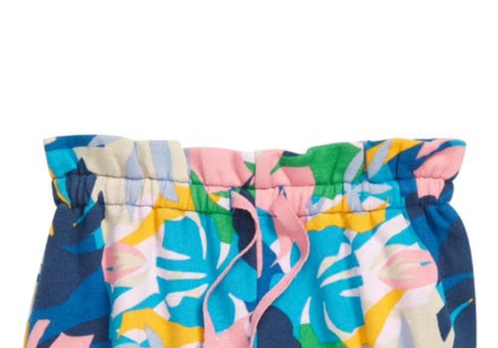 Tucker + Tate Shorts Rosa com Babados e Bolinhas Tamanho 9M