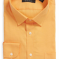Camisa social Nordstrom Trim Fit, sem necessidade de passar, na cor laranja, tamanho 16 a 32