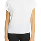 Camiseta Zella Studio branca com costas torcidas, tamanho X-S