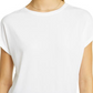 Camiseta Zella Studio branca com costas torcidas, tamanho X-S