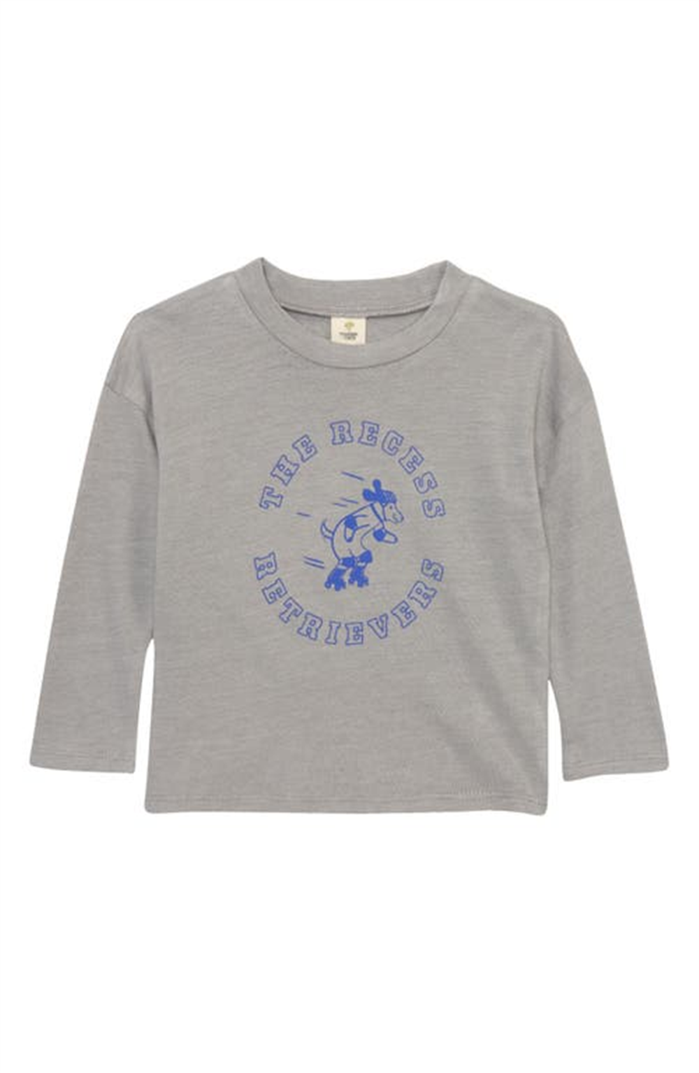 Camiseta gráfica Tucker + Tate em liga cinza mesclada com recesso tamanho cachorro 9m