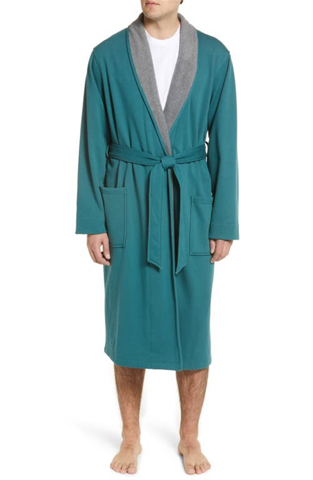 Nordstrom Robe Masculino Soft Essential em Azul-petróleo Cyrus Tamanho Médio