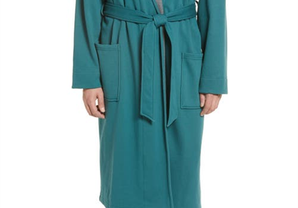 Nordstrom Robe Masculino Soft Essential em Azul-petróleo Cyrus Tamanho Médio