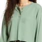 Bp Thermal Henley em Green Hedge - Mistura de algodão tamanho grande