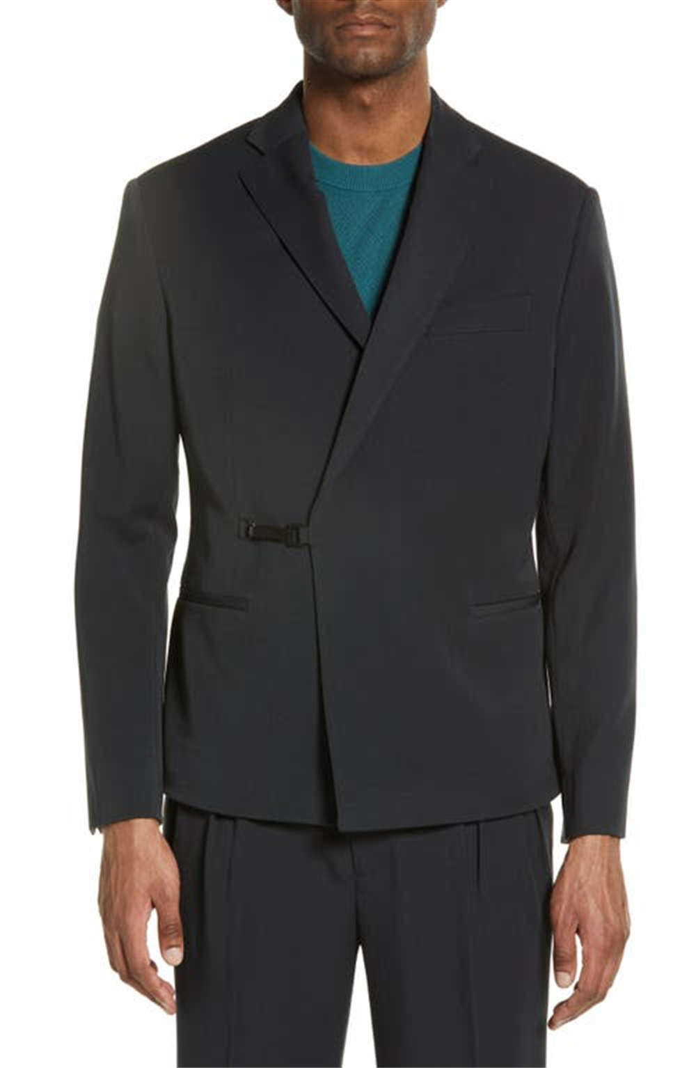 Casaco esportivo preto trespassado Open Edit 40R