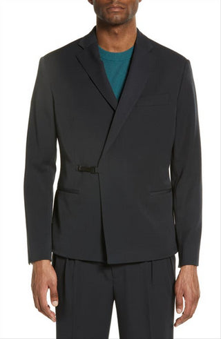 Open Edit 40R Black Double Breasted Sport Coat