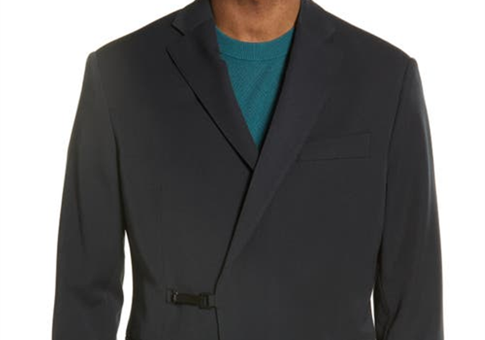 Casaco esportivo preto trespassado Open Edit 40R