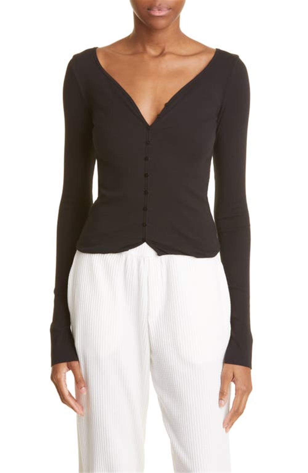 Cardigan Remi Preto Staple And Hue - Tamanho XS