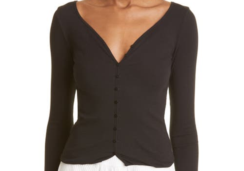 Cardigan Remi Preto Staple And Hue - Tamanho XS