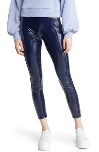 Leggings Nordstrom Peacoat Shine Azul Marinho Feminino Tamanho P