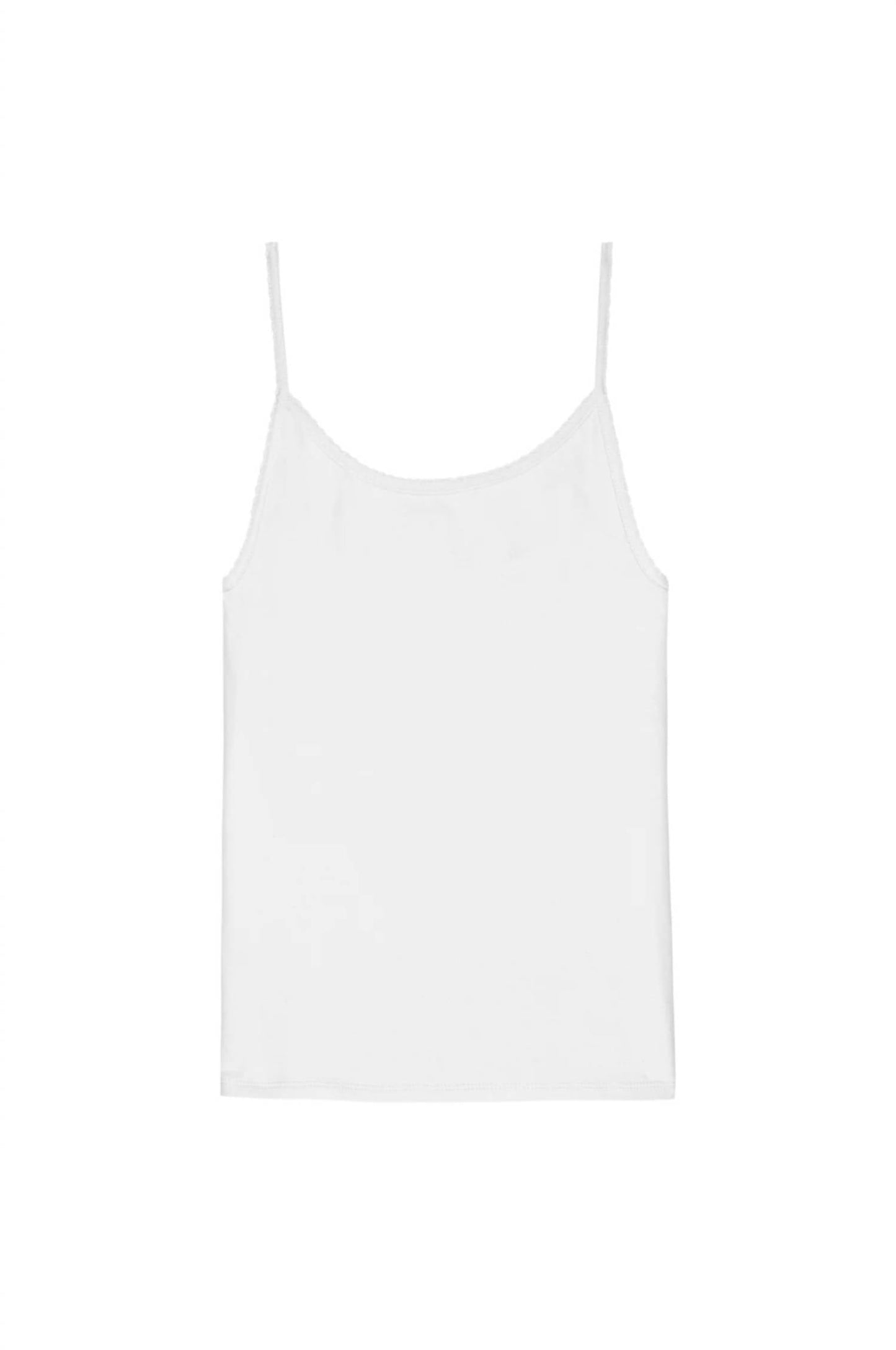 Donni. - Baby Rib Scallop Tank Top