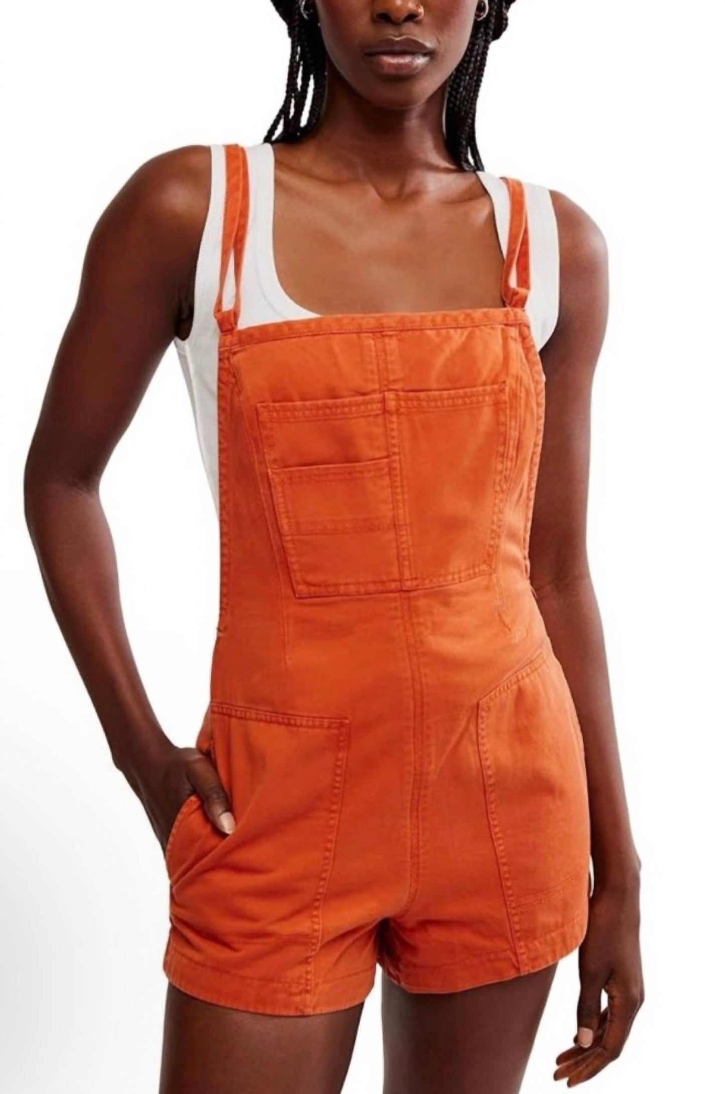 Free People - Tough Love Shortall Romper