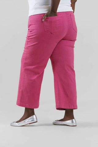 Nydj - Calça Jeans Teresa de Perna Larga e Tornozelo