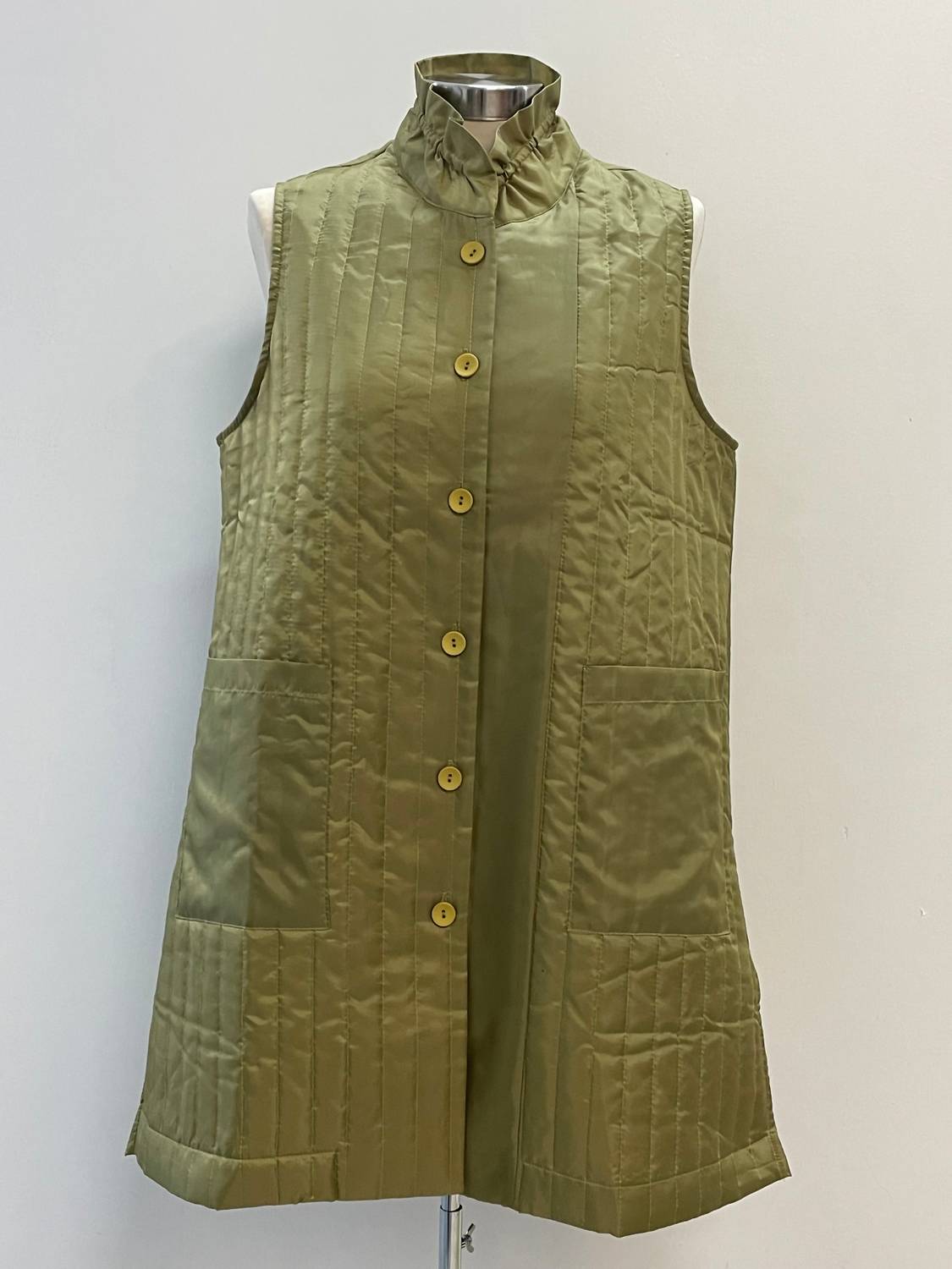 Terra - Women's Button Up High Neck Vest