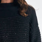 Elan - Mockneck Sequin Sweater