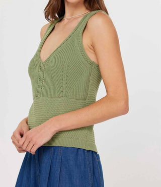 Current Air - Aveline V-neck Knit Tank Top