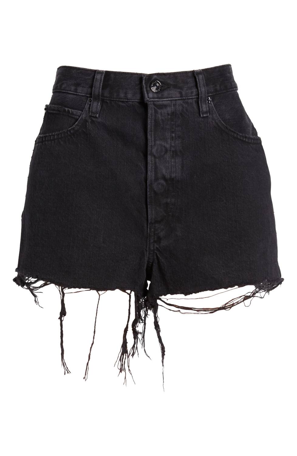 Frame - Dare High Waist Denim Cutoff Shorts