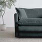 Comfy Deep Single Seat Sofa Upholstered Reading Armchair