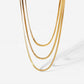 Sahira Jewelry Design - Women's Penelope Multi Layered Chain Necklace