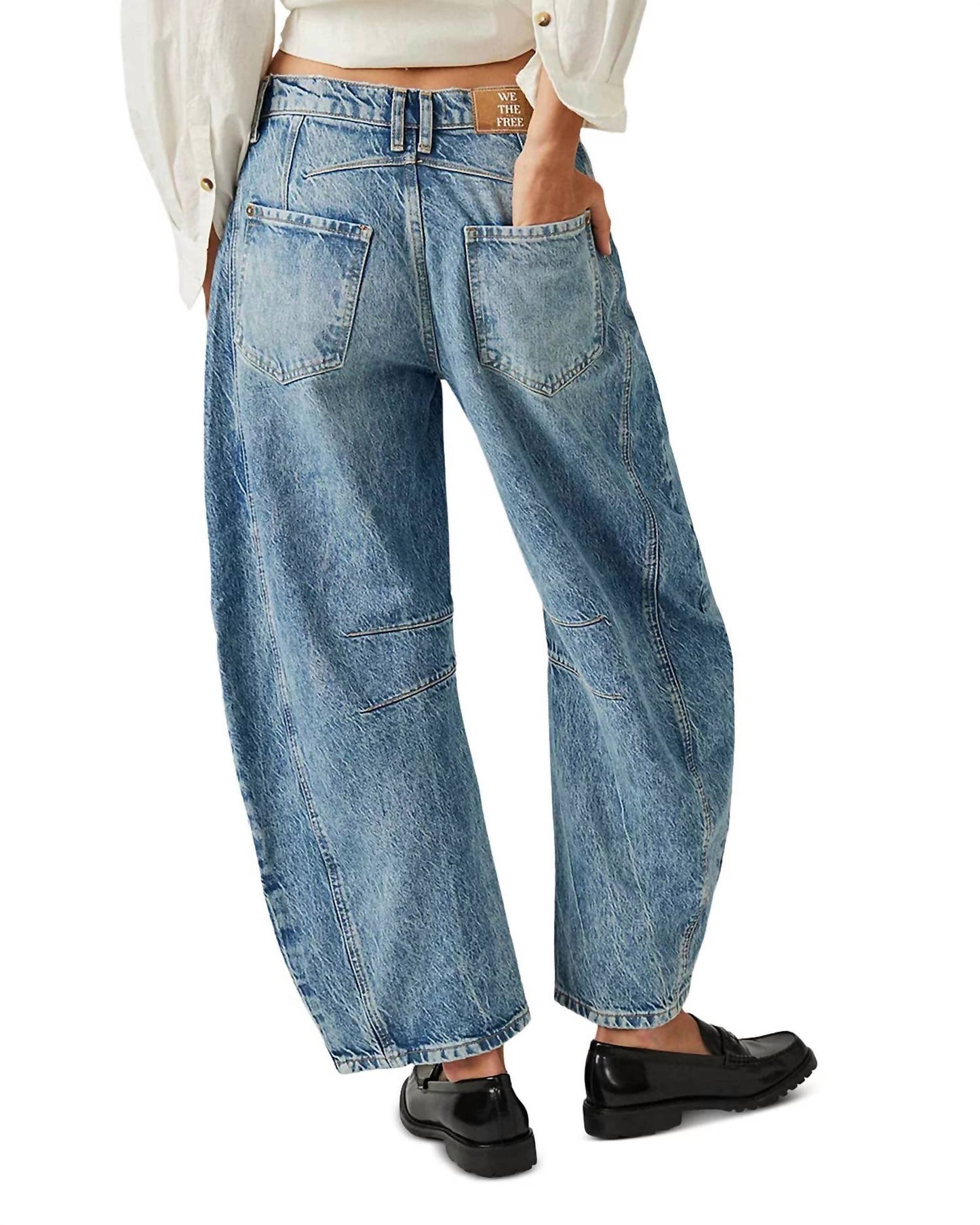 Free People - Good Luck Barrel Jeans
