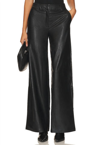 Commando - FAUX LEATHER WIDE LEG TROUSER