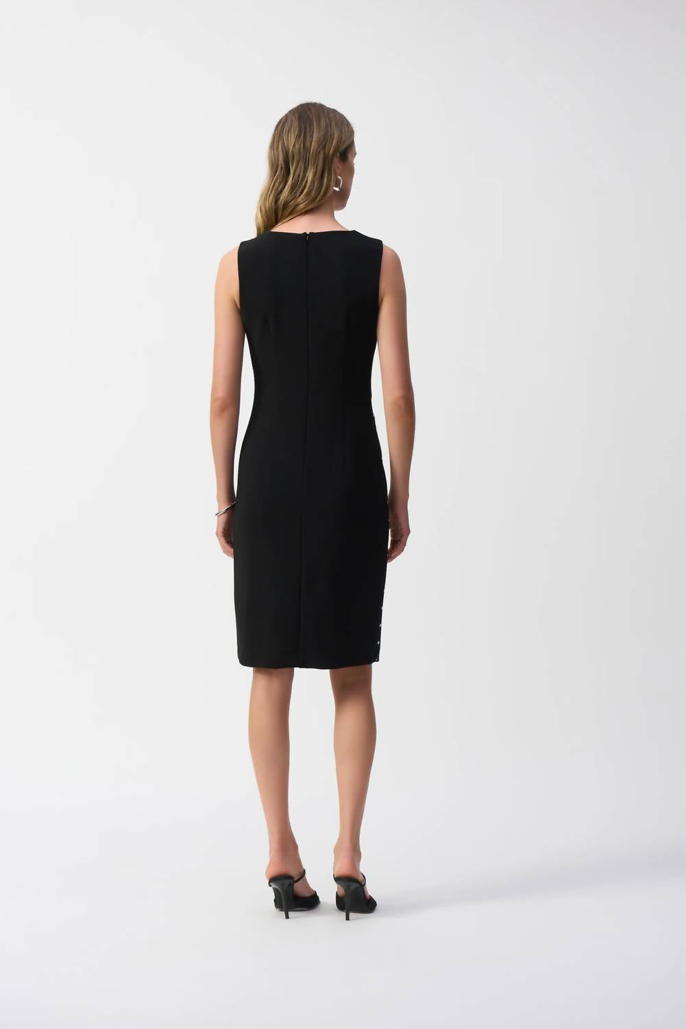 Joseph Ribkoff - Polka Dot Sleeveless Sheath Dress