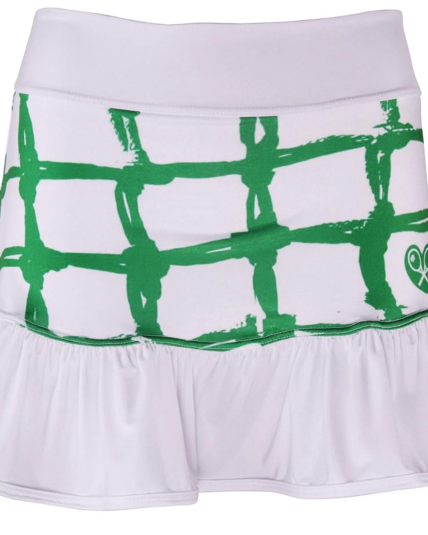 Love Love Tennis - Women's Limited Tennis Net On Ruffle Skirt