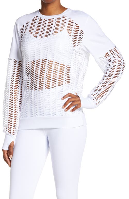 blanc-noir-linear-mesh-sweatshirt-in-white-at-nordstrom-size-large