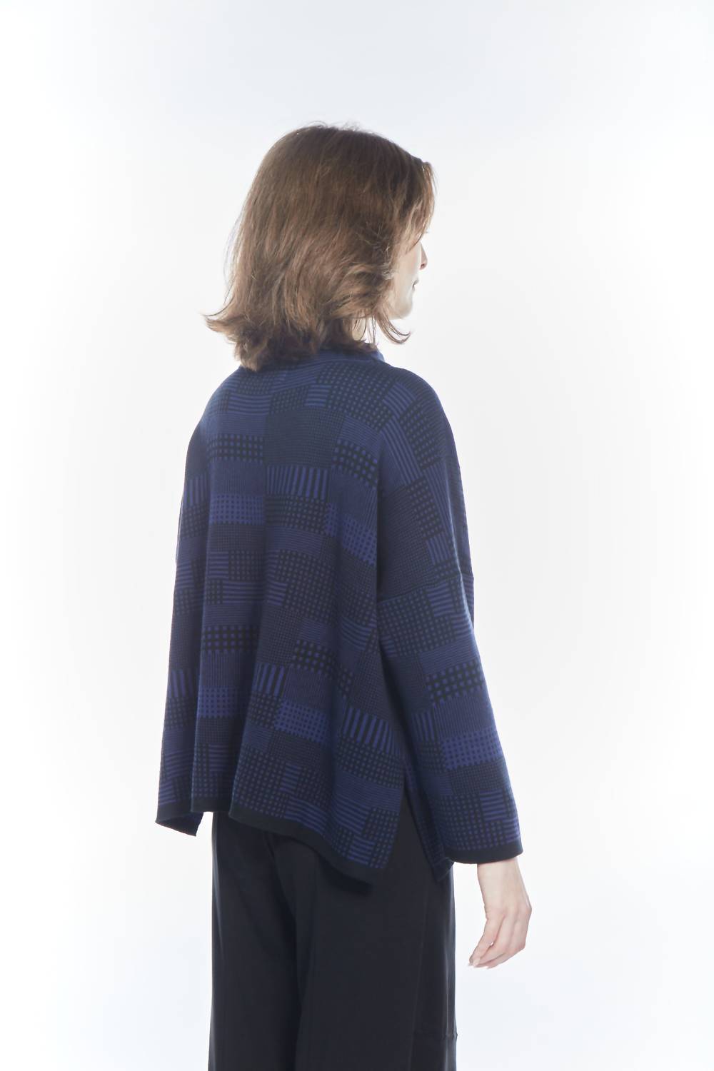 Matthildur - Brianna Patterned Long Sleeve Sweater