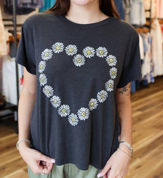 Chaser - Daisy Heart Tee