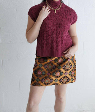 Free People - Suéter de gola falsa Vickie