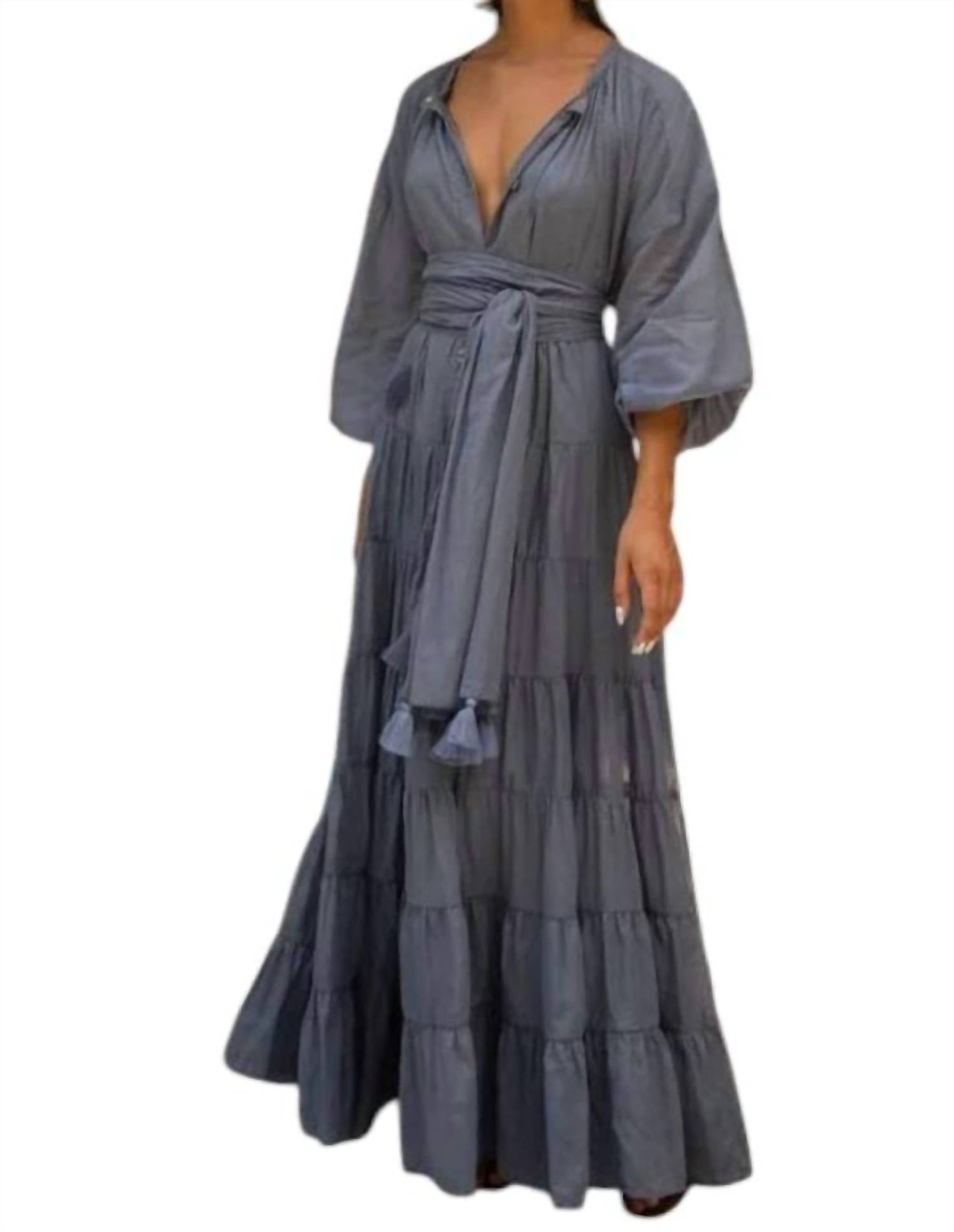 Erika Peña - Women's Ella Bohemian Maxi Dress