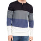 Suéter DKNY Henley Colorblock Masculino Azul Marinho Tamanho P