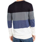 Suéter DKNY Henley Colorblock Masculino Azul Marinho Tamanho P