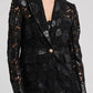 Generation Love - Aimee Vegan Leather Guipure Blazer