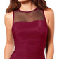 Miraclesuit - DD-Cup Rendezvous Mesh High Neck Underwire One Piece Swimsuit