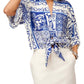 Fifteen Twenty - Bernice Tie-Front Top
