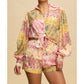 Luxxel - Spring Paisley Short Set