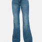 Judy Blue - Mid Rise Medium Wash Tummy Control Cut Hem Flare