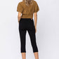 Judy Blue - Mid-rise Skinny Capri Jeans